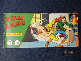 Villi L&auml;nsi , Kapteeni Miki N:o 10  / 1963 . 10 Vsk . Y&ouml;llinen yll&auml;tys  .