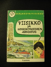 Sarjakuva - Viisikko .Viisikko ja Myrskyniemen arvoitus . Tammi 1975 , ensipainos.