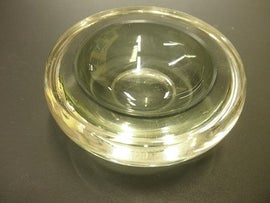 Tapio Wirkkala , Iittala . Taidelasi - 3680 . Signeeraus.
